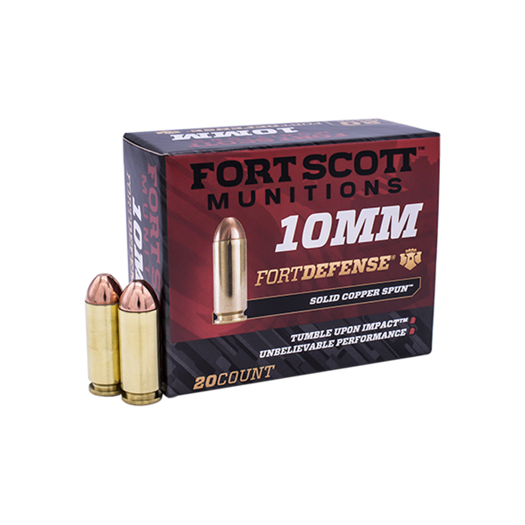 Fort Scott Munition Pistol Ammo 10mm 125 Gr. Tui 20 Rd.