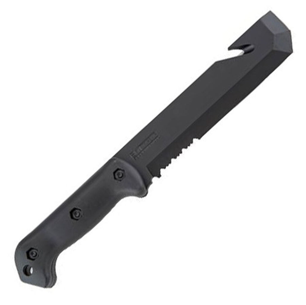 KA-BAR Becker BK3 Fixed 7 in Black Combo Blade Zytel Handle