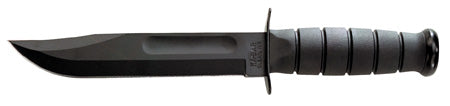 KA-BAR Bowie Fixed 7.0 in Black Blade Kraton Handle