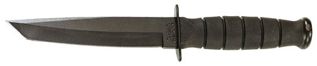 Ka-Bar Tanto Fixed 5.25 in Black Blade Kraton Handle