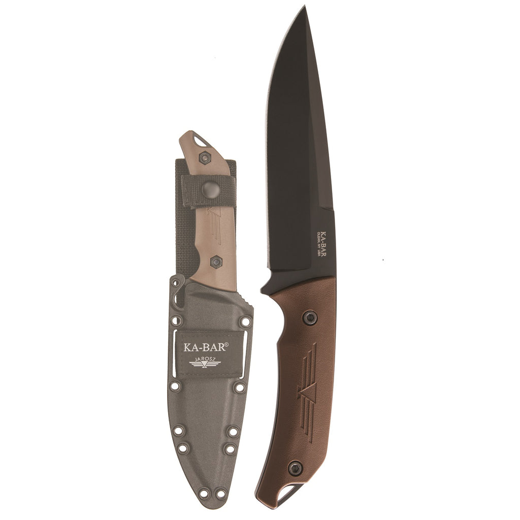 KA-BAR Turok Fixed 6.25 in Blade Coyote Polymer Handle