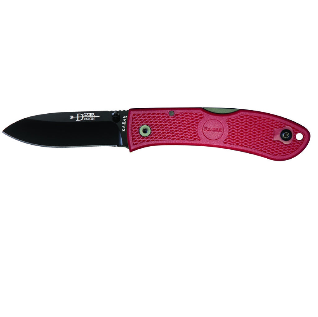 KA-BAR Dozier Hunter Folder 3.0 in Blade Red G-10 Handle