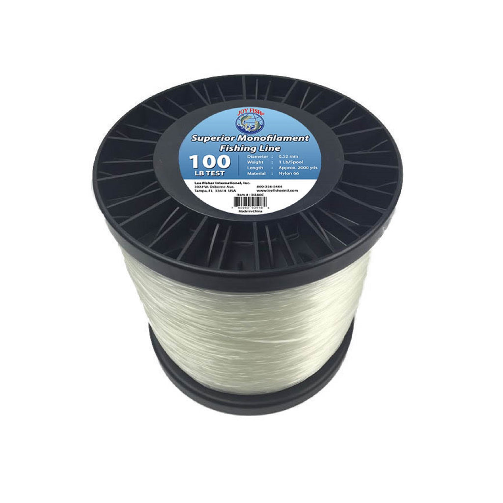 Joy Fish 5 Lb Spool Monofilament Fishing Line-120Lb Clear